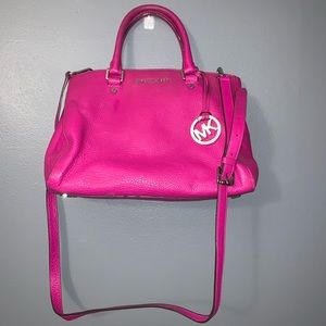 Michael Kors leather shoulder bag